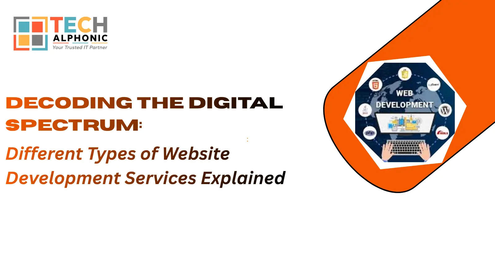 Decoding the Digital Spectrum: Different Types of Website Development Services Explained Decoding the Digital Spectrum: Different Types of Website Development Services Explained