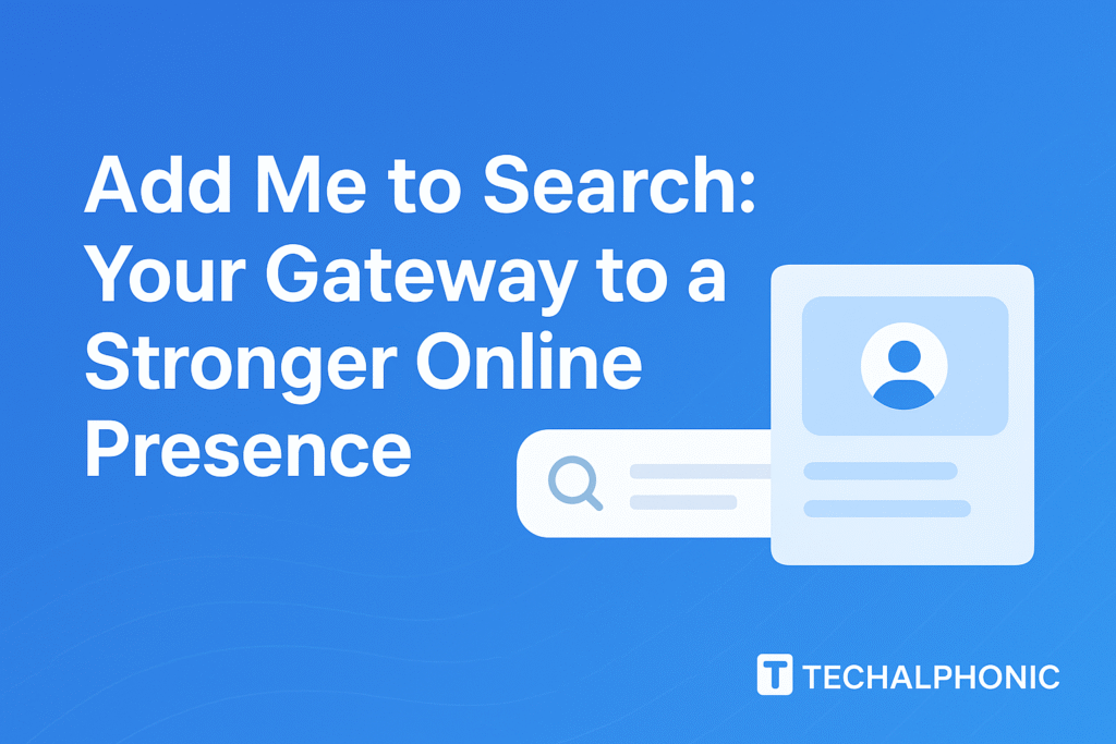 Add Me To Search Card