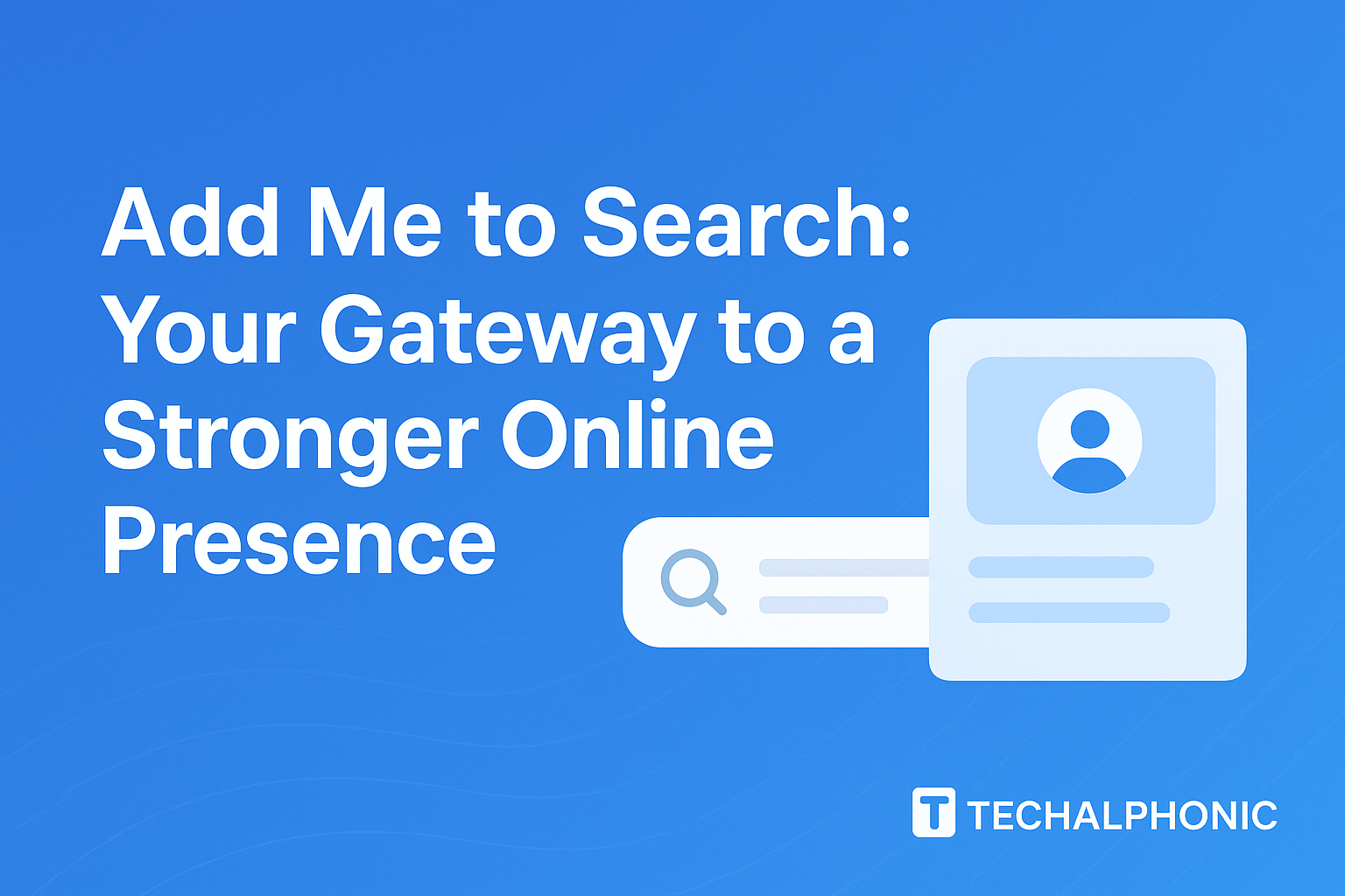 Add Me To Search Card